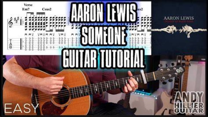 Someone Aaron Lewis Guitar Lesson Tutorial YouTube